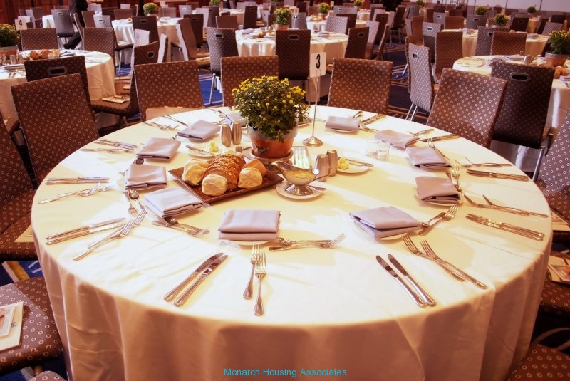 Table is set and ready. Table