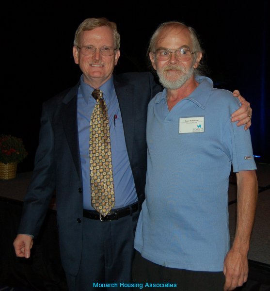 Richard W. Brown, Monarch Housing and Frank Robertson, Advance Housing Frank and Richard